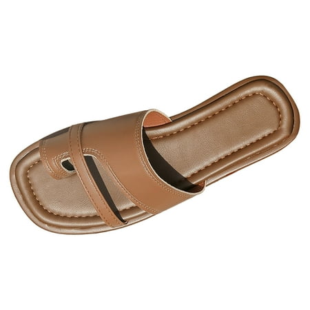 

Xboschi Beach Sandals for Women s Platform Sandals Women Sandals Fashionable New Pattern Colored Breathable And Comfortable Lightweight Flat Bottom Summer Beach Slippers