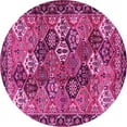 thumbnail image 1 of Ahgly Company Indoor Round Persian Pink Traditional Area Rugs, 7' Round, 1 of 4