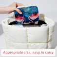 thumbnail image 6 of Flamingo Portable Velvet Travel Organizer with Removable Compartment – Earring Holder & Necklace Stand – Gift, 6 of 7