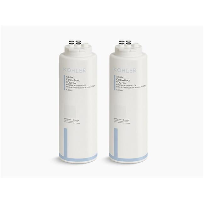 Kohler K77688NA Replacement Filter Cartridges Pack of 2