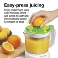 thumbnail image 4 of Proctor Silex Electric Citrus Juicer Machine for Fruits and Vegetables with 34 oz Pitcher, White, 4 of 10