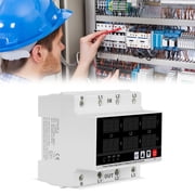 Electricity Usage Monitors Power Meter 3 Phase DIN Rail Voltmeter Ammeter