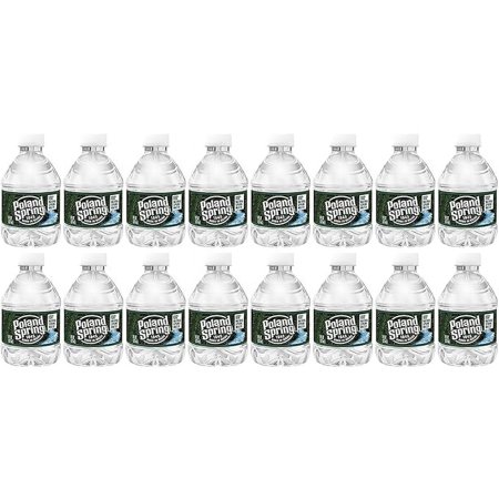 Poland Spring 100% Natural Premium Spring Water - 8 Fl Oz Bottles | Pack of 16