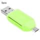 thumbnail image 3 of Lector de tarjetas OTG USB2.0 NikouMX para computadora y teléfono móvil verde, 3 of 8