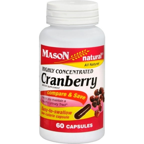 Mason Natural Cranberry Capsules 60 Capsules (Pack of 3)