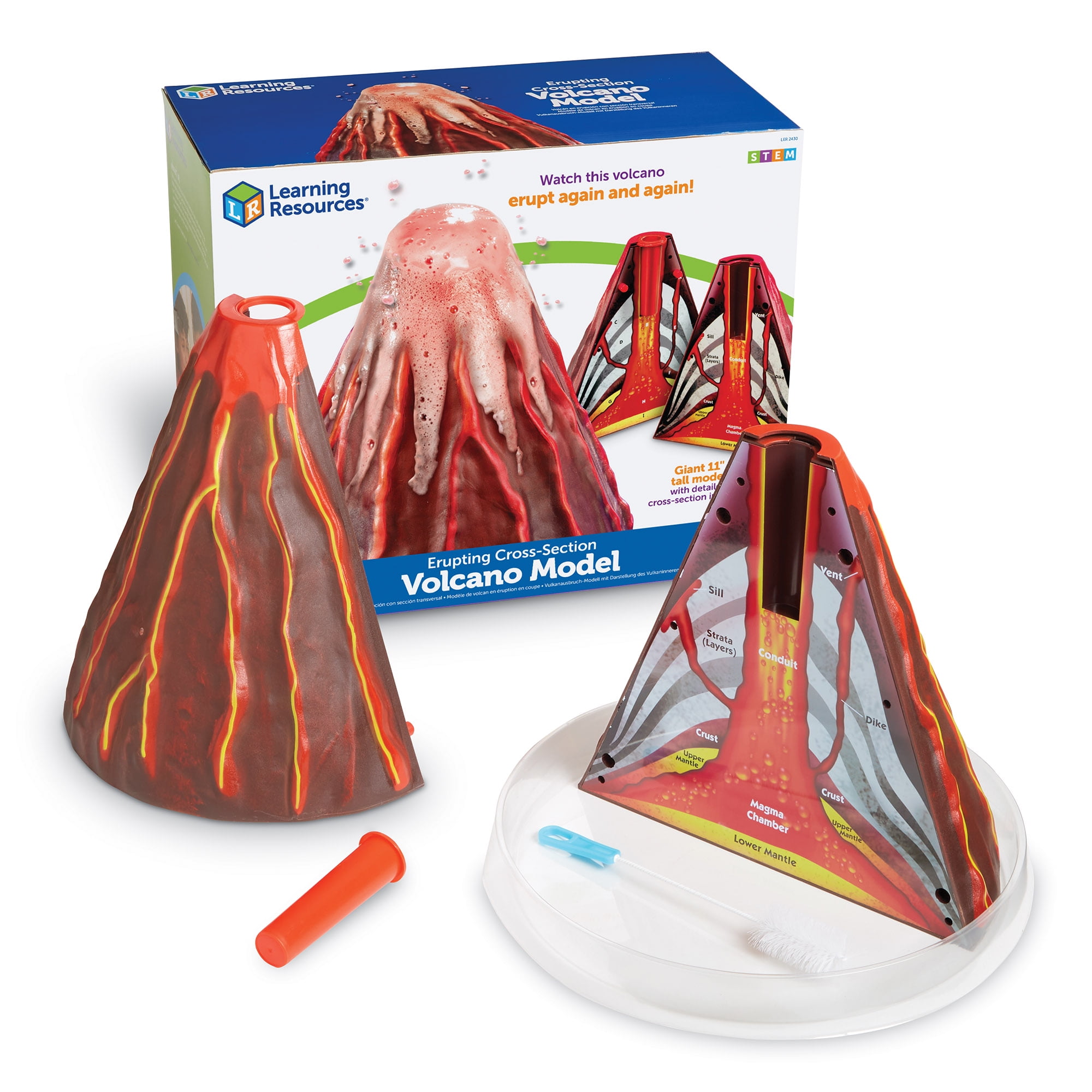 New Volcano Kit Display Box Experiment Kit Gift Toys Science Eruption School Fun 