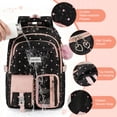 thumbnail image 5 of DAKIMOE Cute School Backpack Set Water Resistant Durable 3-in-1 School Bookbag for Travel & Daily Use, 5 of 7