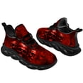 thumbnail image 5 of Uminder Mens Running Shoes Skull Sneakers Black Shoes Size 5.5, 5 of 5