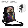 thumbnail image 5 of Eheartsgir Color Splash Otter Crossbody Bag, Polyester Cell Phone Purse with Pockets, Lightweight Sling Bag for Daily Use and Work, 5 of 7