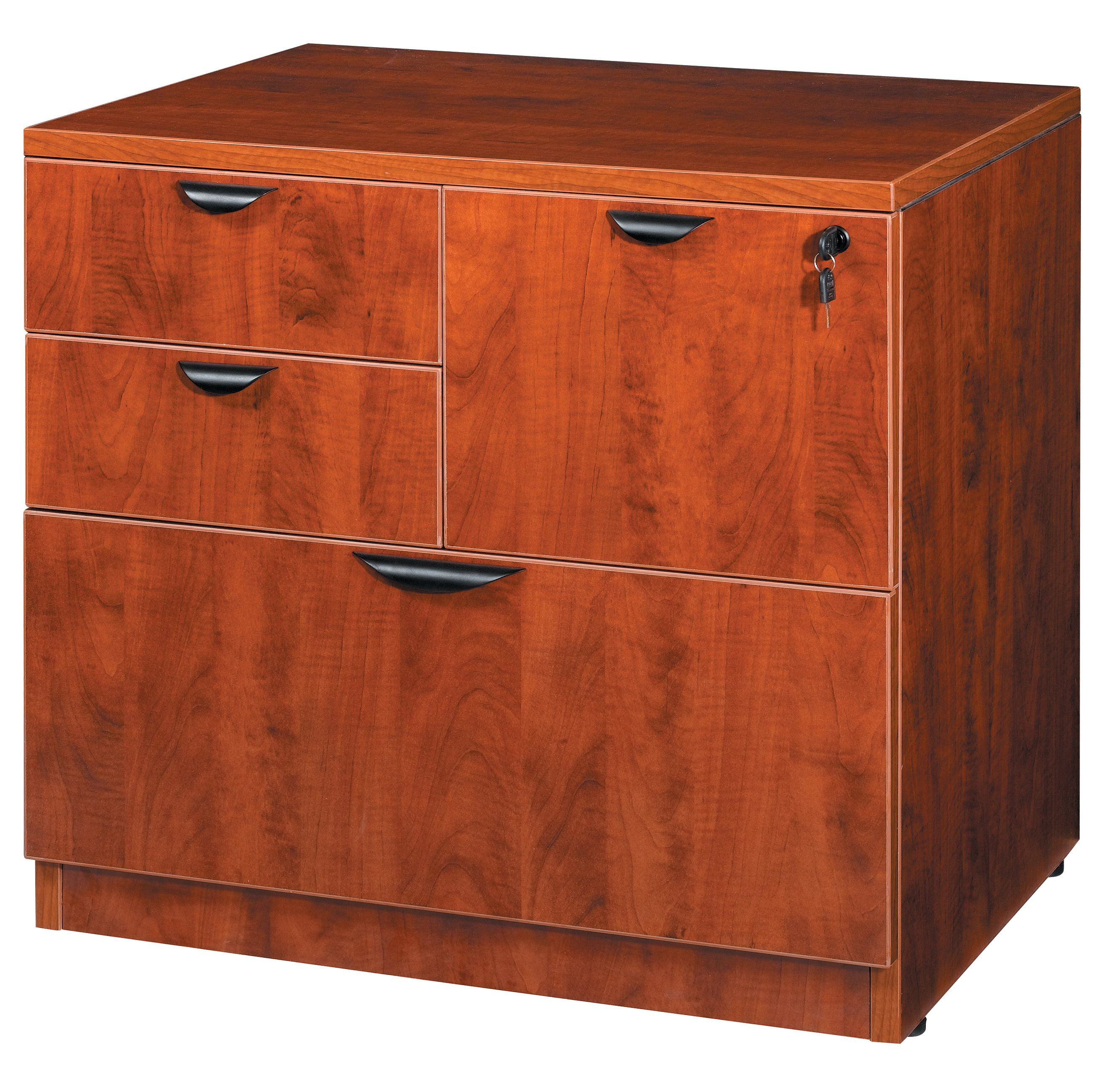 Boss Office Products Cherry Combo Lateral File