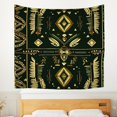 thumbnail image 4 of Bohemia Modern Tapestry for Living Room House Bedroom Office, Minimalistic Simplicity Aztec Symbols Wall Hanging Tapestry 51x59 Inches Diamonds Geometric Shapes Symmetrical Tapestry Aesthetic, 4 of 5