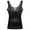 Black, variant on Women Waist Trainer Bodysuit Full Body Shaper Vest Tummy Control Slim Corset Shapewear Tank Tops