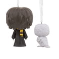 thumbnail image 2 of Hallmark Harry Potter and Hedwig Funko POP! Christmas Ornaments, 2, 0.35lbs, 2 of 6