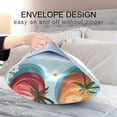 thumbnail image 4 of Yayeee Pillowcase Standard Size Set of 2 Satin Wrinkle Resistant Pillow Case, Yellow Tomatoes, 4 of 7