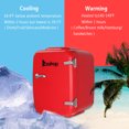thumbnail image 4 of enyopro 5L Mini Fridge, Compact Car Refrigerator, Portable Cooler and Warmer, AC/DC Powered Thermoelectric System Fridge, Super Quiet Small Freezer for Car Home Office Camper Dorm Garage, K2134, 4 of 10