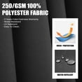 thumbnail image 6 of Pellebant 11 ft. x 11 ft. Patio Cantilever Umbrella, Single Round Outdoor Offset Umbrella, Black, 6 of 8