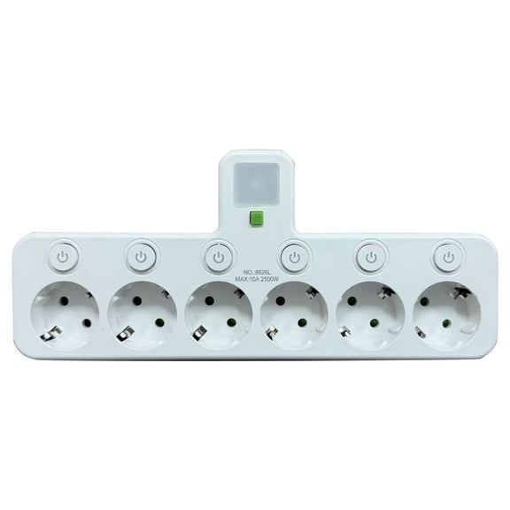 Power Strip with USB Ports Multi-Outlet Extension Cord with Individual Switches Heavy Duty Surge Protector for Home Office and Desktop Charging Station