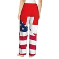 thumbnail image 2 of Bixox Women's USA Switzerland Patterned Pajama Pants Loungewear, 2 of 5