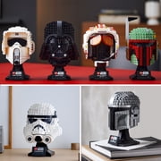 LEGO Star Wars Dark Trooper Helmet 75343 Buildable Model Kit, Display Collectible Decoration Set for Adults, Collection Gift Idea