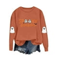 thumbnail image 2 of Kukoosong Women's Halloween Sweatshirts Oversized Loose Crewneck Pullover Sweater, 2 of 6