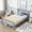 Gray, variant on Mirightone Twin Platform Bed with Headboard & Footboard, Twin Wood Bed Frames for Teens, Adults, Espresso