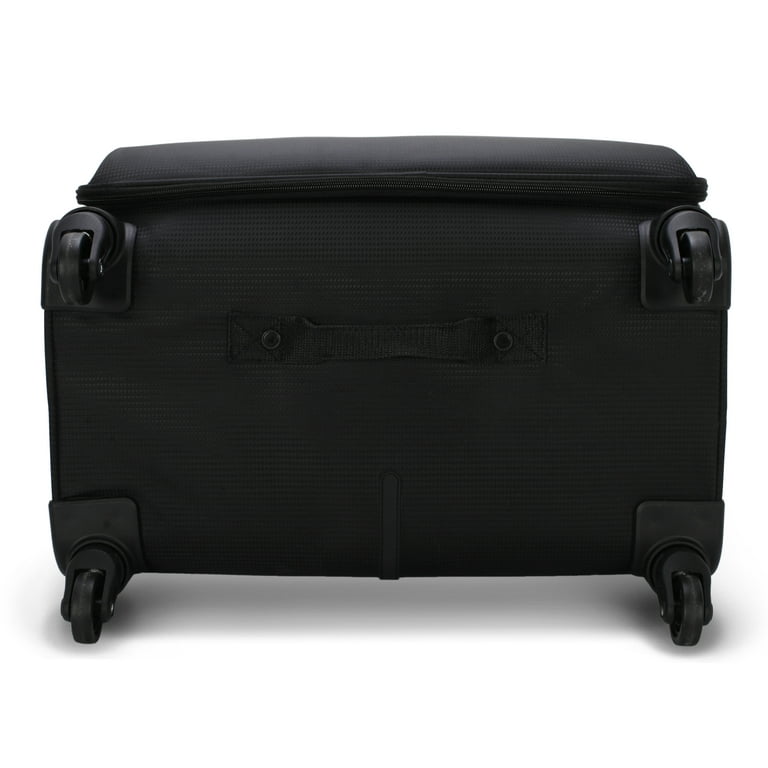Protege Trulite 20 Lightweight Carry On Luggage Black 23 x 9 x 14.25