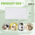 thumbnail image 2 of 14 Count Cat Litter Box Liners,37x18 inch Heavy Duty Self-Cleaning Cat Litter Bags with Drawstring,Disposable Tear-resistant Poop Bag for Pets, 2 of 8