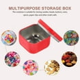 thumbnail image 3 of Shisuyan Petites Boîtes Métalliques Rouges 2 Pcs 2.2x2.2in, 3 of 8