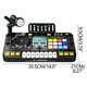 thumbnail image 3 of Consola de DJ para niños con micrófono, Bluetooth, 8 teclas de piano, luces LED, juguete musical interactivo, consola de mezclas para DJ., 3 of 4