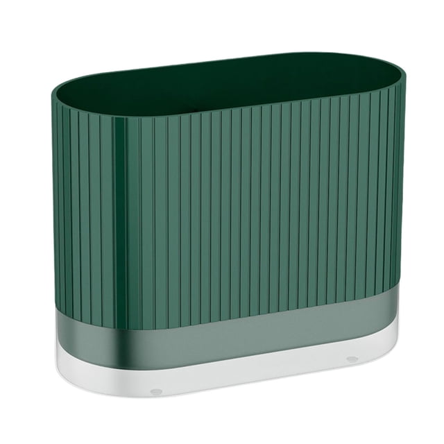 Cesta de almacenamiento de vajilla de plástico para montaje en pared, soporte para utensilios, cucharas y palillos para organización de cocina, escurridor de platos hueco para fiestas, camping,