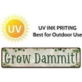 thumbnail image 4 of Grow Dammit! Garden Sign Mom Plaque Gardening Signs Vintage Decor Dads Decorative Plaques Funny Decoration Herbs Fruit Flowers Vegetables Produce Gift 4" x 16", 4 of 5