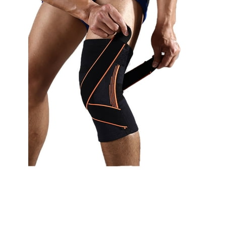 NK SUPPORT Compression Knee Sleeve, Single Wrap Braces and Supports Knee for Pain Relief, Meniscus Tear, Arthritis, Injury, Running, and Joint Pain - Best Knee Sleeve  - (Best Knee Sleeves For Squats)