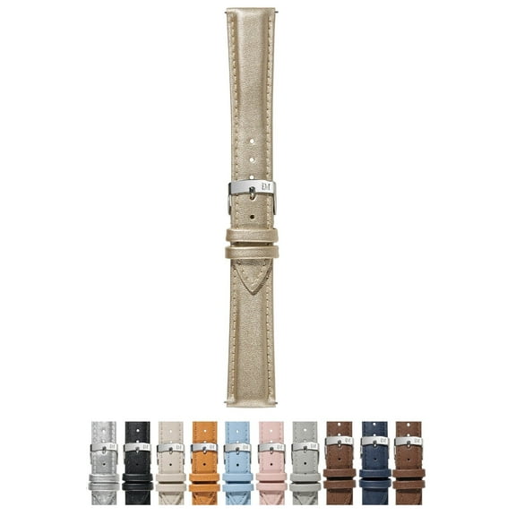 Morellato Trend Watch Strap - Gold - 14mm - Gold-plated Stainless Steel Buckle - EASY CLICK Collection