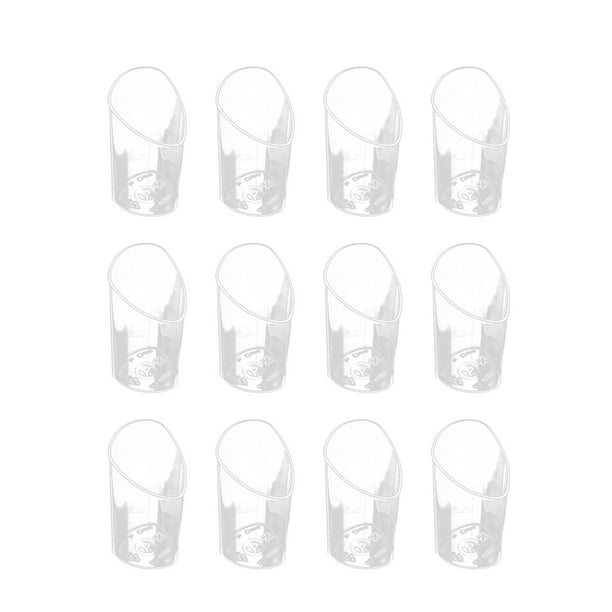 EeaseMX 30 mini tazas de postre, prácticas y transparentes, para aperitivos, portátiles, para pudín de gelatina y mousse, para el hogar y la tienda.