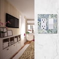 thumbnail image 5 of Yayeee Rocker Switch Wall Plate 2-Gang 4.7"x4.6" Home Decorative Outlet Cover, Blue Hydrangeas Pattern, 5 of 6