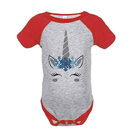

7 ate 9 Apparel Girl s Winter Unicorn Red Onepiece Newborn