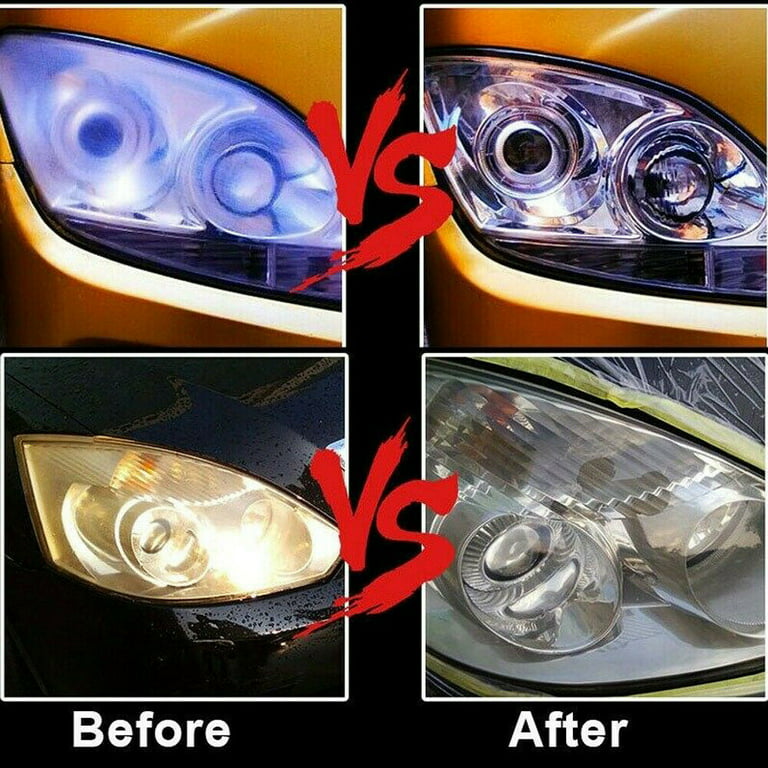 LVOERTUIG Car Headlight Restoration Kit,Auto Headlight Lens Glass Polish Repair Kit Atomizing Cup Headlight Renovation Tool Auto Restore Kit