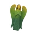 thumbnail image 4 of Figura de ángel de resina, escultura abstracta de lujo, figura decorativa, adorno para el hogar. Verde degradado, 4 of 8
