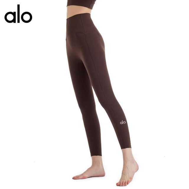 Pantalones de Yoga de Yoga de tipo Alo para mujer con cordón de cintura alta, pantalones de ejercicio de entrenamiento para adelgazar, sueltos, sueltos, casuales y rectos, hasta la cintura
