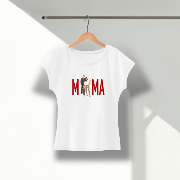 Camiseta de Mujer, Camiseta Básica, Ropa, Camiseta Suave con Cuello Redondo para Mochilero en La Oficina L