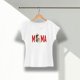 thumbnail image 1 of Camiseta de Mujer, Camiseta Básica, Ropa, Camiseta Suave con Cuello Redondo para Mochilero en La Oficina L, 1 of 8