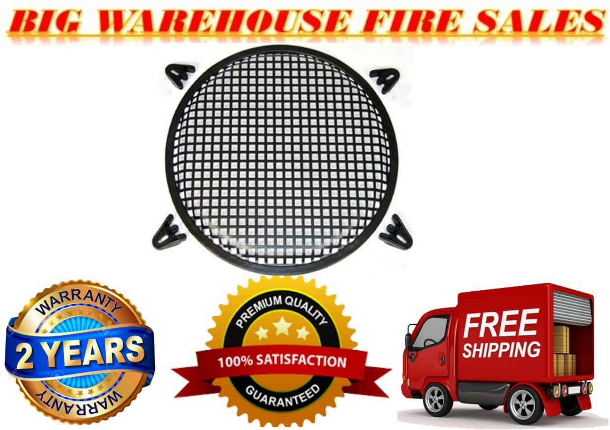 18" SubWoofer Metal Mesh Cover Waffle Speaker Grill Protect Guard DJ Car Audio