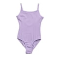 thumbnail image 4 of Miluxas Girl's V-Front Camisole Dance Leotard Purple 12-13Years, 4 of 7
