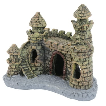 IMIKEYA Landscape Fish Hideaway Ornament Multi 1Pcs 4.5In L