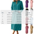 thumbnail image 5 of StSilkitty Robes for Women Zip up Long Sleeve Stand Collar Bathrobe with Pockets Lightweight Comfy Loungewear Clothes, 5 of 5