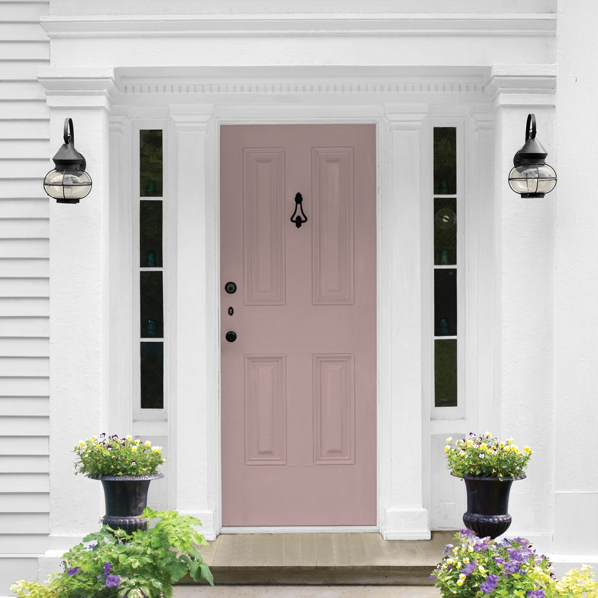 Glidden HEP Tawny Mushroom / Pink Semi-Gloss Exterior Paint with Primer, 1 Gallon