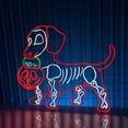 thumbnail image 3 of Handmadetneonsign Halloween Skull Dog Neon Sign, Halloween Wall Art Decor, Home Bar Pub Beer Wall Decor, 3 of 5