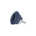 thumbnail image 2 of Century Drill & Tool 77223 2" Fine Nylon End Brush, 150 Grit, 1/4" Quick Change Shank, 4,500 RPM - Nylon Bristles for Metal, Wood, Plastic, Masonry, 2 of 4