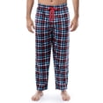 thumbnail image 1 of Pantalón de Pijama de Forro Polar Lite Touch para Hombre IZOD, Cuadro Azul Marino y Rojo, XL, 1 of 5