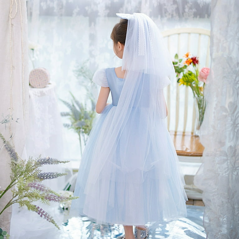 Princess Elsa Dress for Girls Luxury Sequin Frozen Dresses Fancy Dress up for Halloween